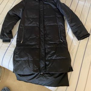 Urban outfitters black winter coat